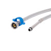 Шланг для змішувача Thermo Alliance Standart 80 см, нерж. обплетення в силіконі, М10x1/2