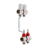 Коллектор латунный с расходомерами и евроконусами Thermo Alliance Standart 1