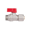 Кран кульовий обтискний Thermo Alliance Forte 16х1/2