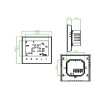 Thermo Alliance Провiдний тижневий термостат(16A+NTC) з WiFi BHT-3000-GBLW