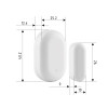 ZigBee Бездротовий датчик відкриття ZB-XGM