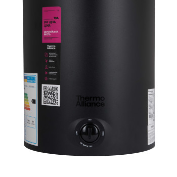 Водонагрівач електричний Thermo Alliance 100 л Black універсальний, мокрий ТЕН 1,5 кВт D100VH15Q3В