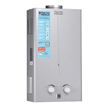 Колонка газовая дымоходная Thermo Alliance JSD20-10CR SILVER 10 л
