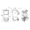 Котел твердотопливный стальной Thermo Alliance Magnum V 5.0 SF 16