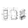 Котел твердопаливний сталевий Thermo Alliance Ferrum V 5.0 FSF 16