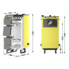 Котел твердотопливный стальной Thermo Alliance Ferrum W V 5.0 FW 26