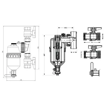 Фильтр-дешламатор Thermo Alliance Forte 3/4