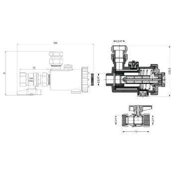 Фильтр-дешламатор Thermo Alliance Forte 3/4