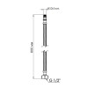 Гибкая подводка для смесителя Thermo Alliance Forte М10 60 см TAF387W60